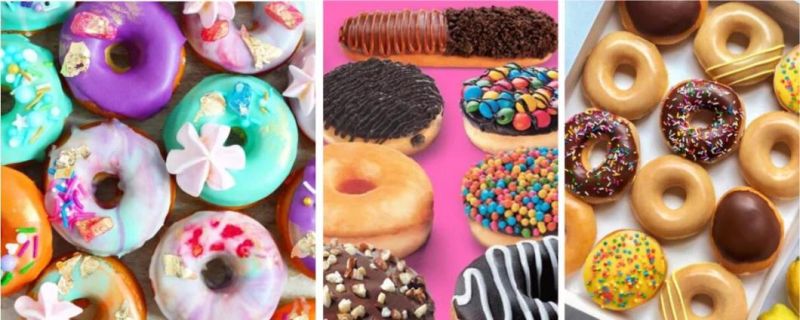 Electric Donut Maker Commercial for Production Doughnut Making Frying Machine