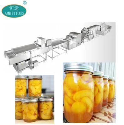 Canned Fruits Production Line Peach Canned Processing Machine