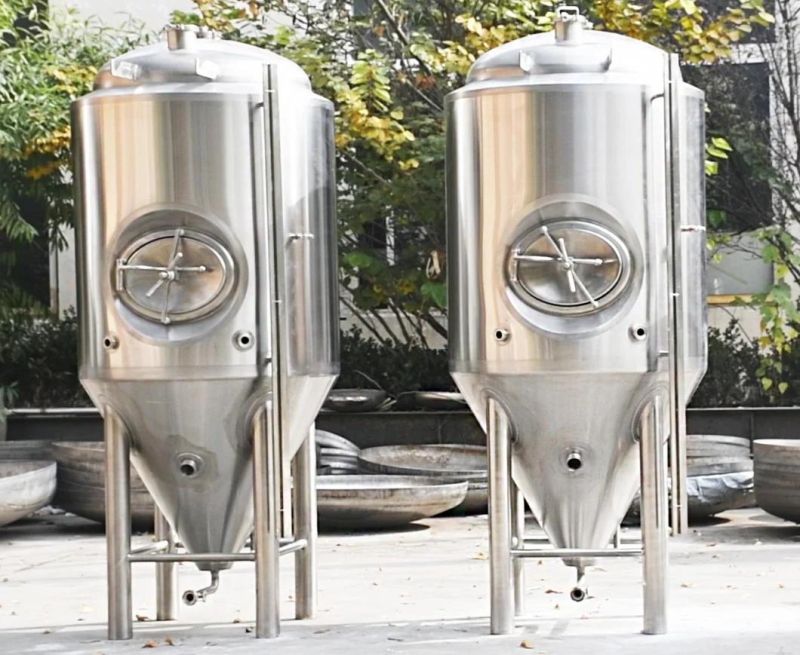 Beer Fermenting Machine SUS 304 Fermentation Tank 500L 1000L for Brewery