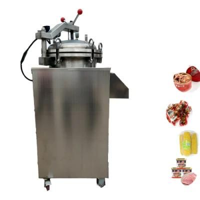 Fully Automatic Food Counter Pressure Retort Sterilization Pot Autoclav Vertical