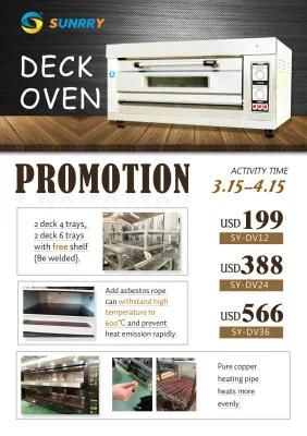 Commercial Bakery Oven Electric Deck Baking Oven