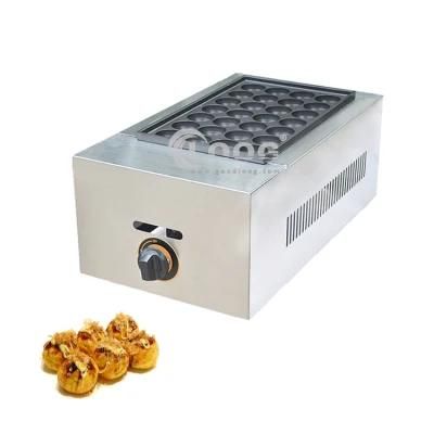 Gas Type 1 Plate 28 Holes Takoyaki Machine 2800PA Takoyaki Grill Machine Octopus Ball ...