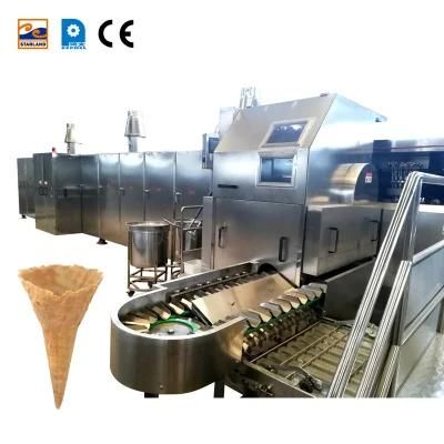 Full Automatic Crisp Waffle Cone Production Line Model B