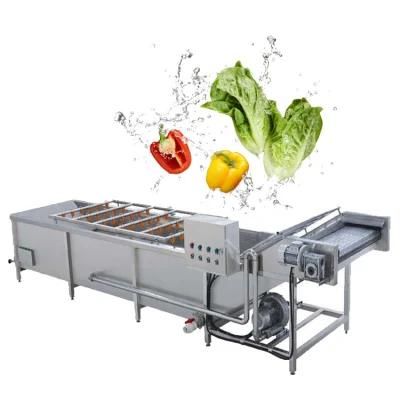 Big Capacity Vegetables Fruit Bubble Washing and Cleaning Machine