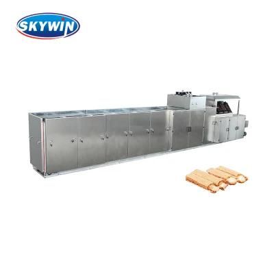 Skywin Wafer Chocolate Roll Forming Making Machine Production Line