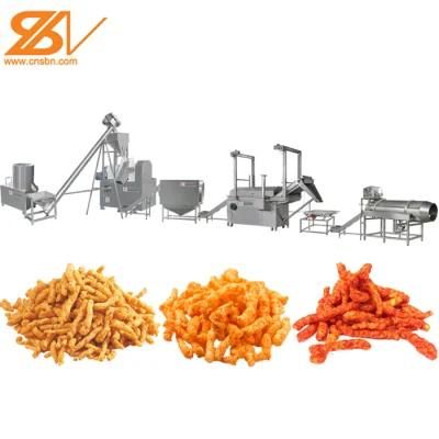 Corn Chips Kurkure Cheetos Corn Curls Nik Naks Extruder Machine