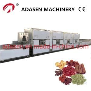 Safe and Energy Saving Pepper Aniseed Microwave Drying and Sterilization for Seasonings
