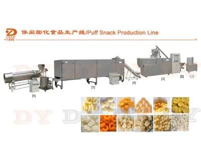 Automatic Corn Puff Snacks Food Extruder Machine