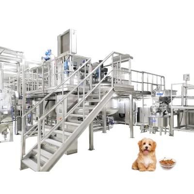 Pet food production equipment sterilization and ripening pet food production process
