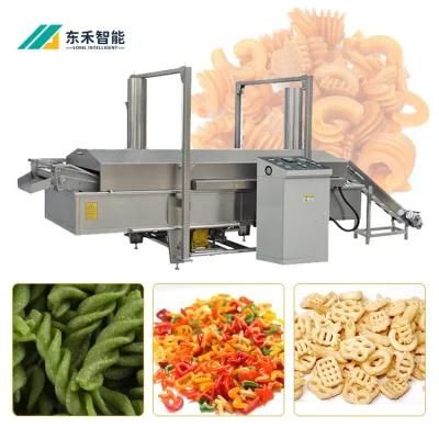 High Quality Automatic Corn Tortilla Chips Doritos Continuous Belt Fryer Industrial ...