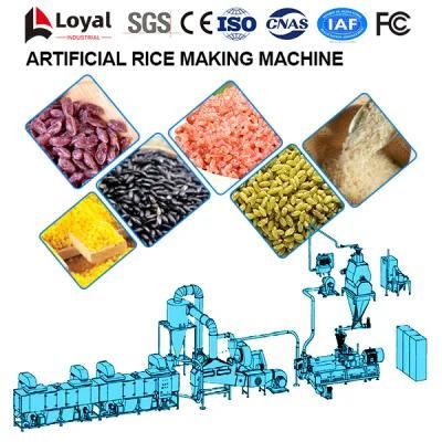 Rconstituted Fortified Rice Extruder Nutritional Artificial Rice Making Machine Hot Sale