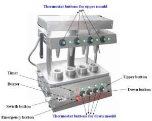 Cone pizza machine