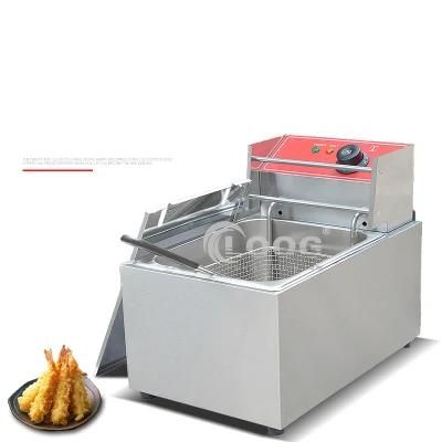 New Style Commercial Potato Chips Frying Machine Electric Deep Fryer Commercial Churros ...