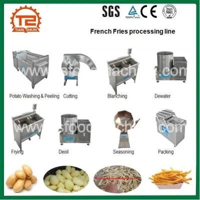Professional French Fries Making Machine and Whole Processing Line