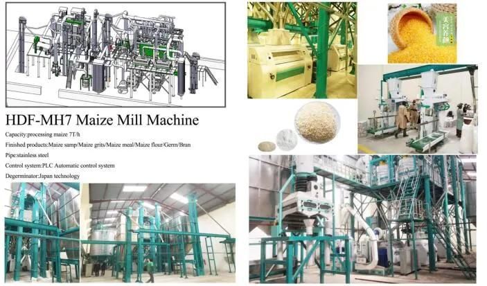 Maize Wheat Corn Flour Meal Grits Mill Milling Processing Machine
