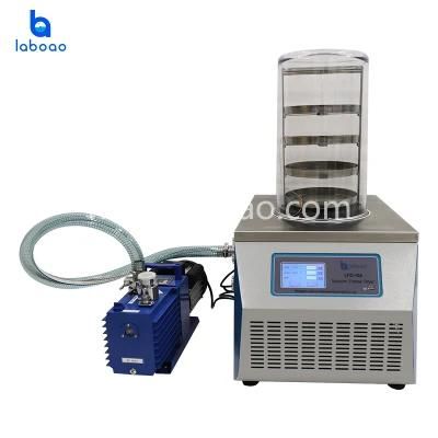 1-2kg/Batch Vacuum Freeze Dryer with 4 Layer Tray