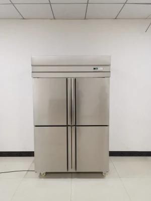 Commercial Stainless Steel 2 Doors Commercial Kitchen Chiller