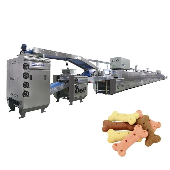 Skywin Industrial Hard and Soft Cookies Biscuits Snack Food Machine Production Line for Making Bakery
