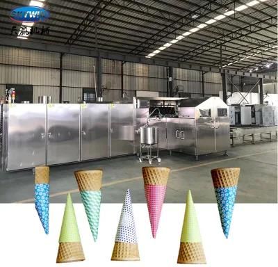 Industrial Ice Cream Cone High Capacity Wafer Machine Waffle Maker
