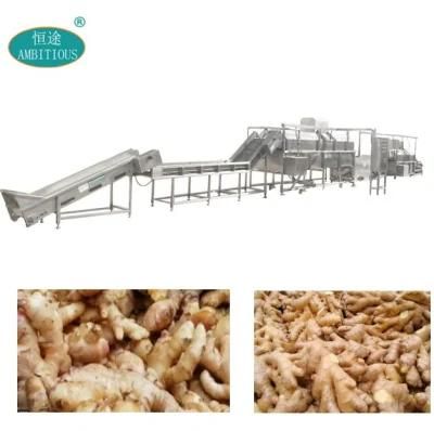 Ginger Washing and Peeling Machine Ginger Processing Line