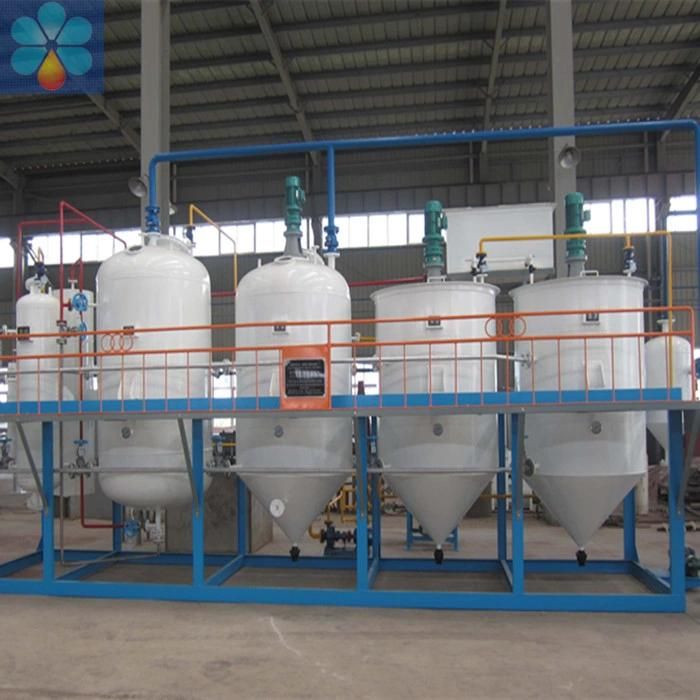 Soybean Sunflower Sesame Peanut Corn Cottonseed Rapeseed Crude Oil Refining Machine