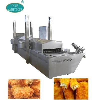 Nugget Tahu Telur Sayur Mudah Continuous Frying Machine