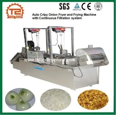 Auto Crispy Onion Fryer and Frying Machine with Continuous Filtration System