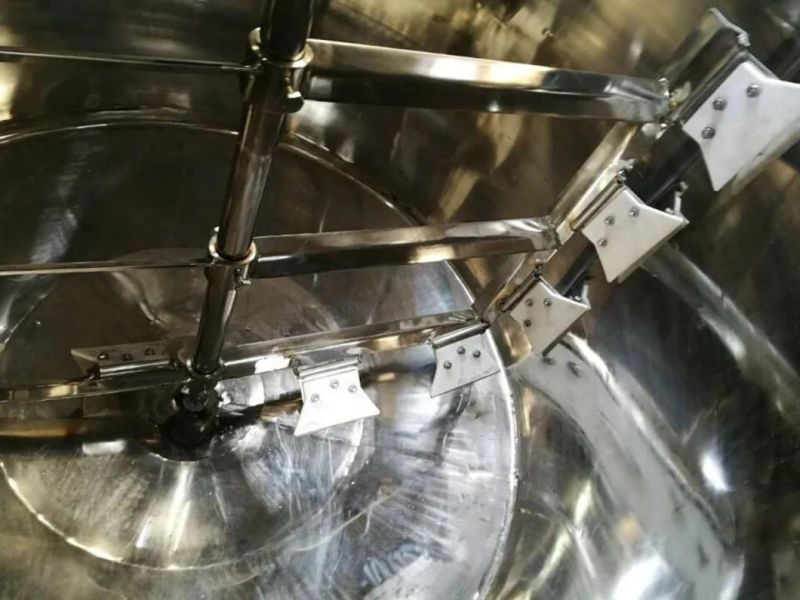 304 316 Stainless Steel Milk Mixing Reactor Tank for Food Industry