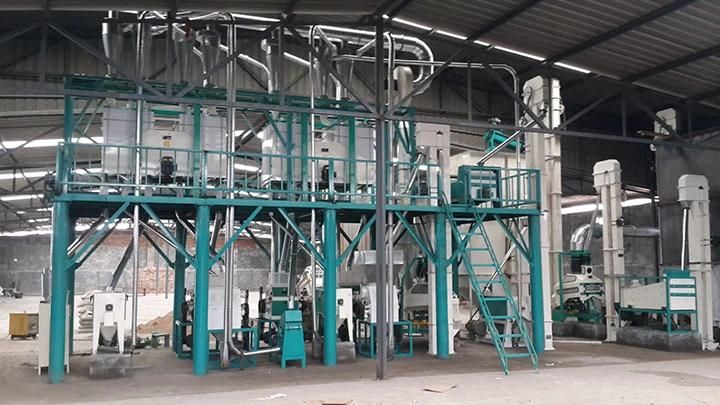 Africa 30 Ton Per Day Maize Grinding Hammer Mill Machine