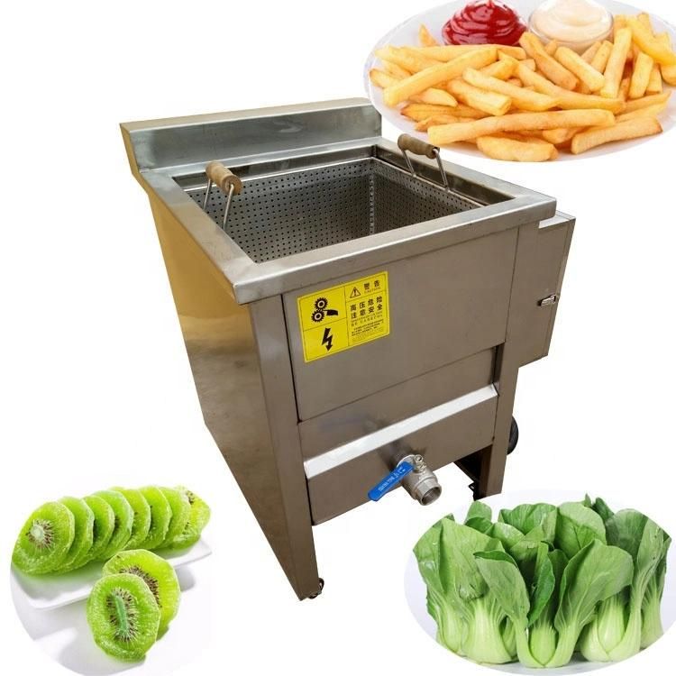 High Efficiency Kitchen Equipment Potato Mushroom Corn Almond Vegetable Blanching Machine