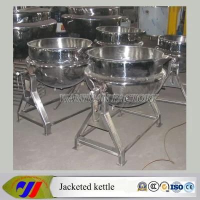 50L 100L Tilting Heating Jacketed Kettle with Cover (Electric Heating)