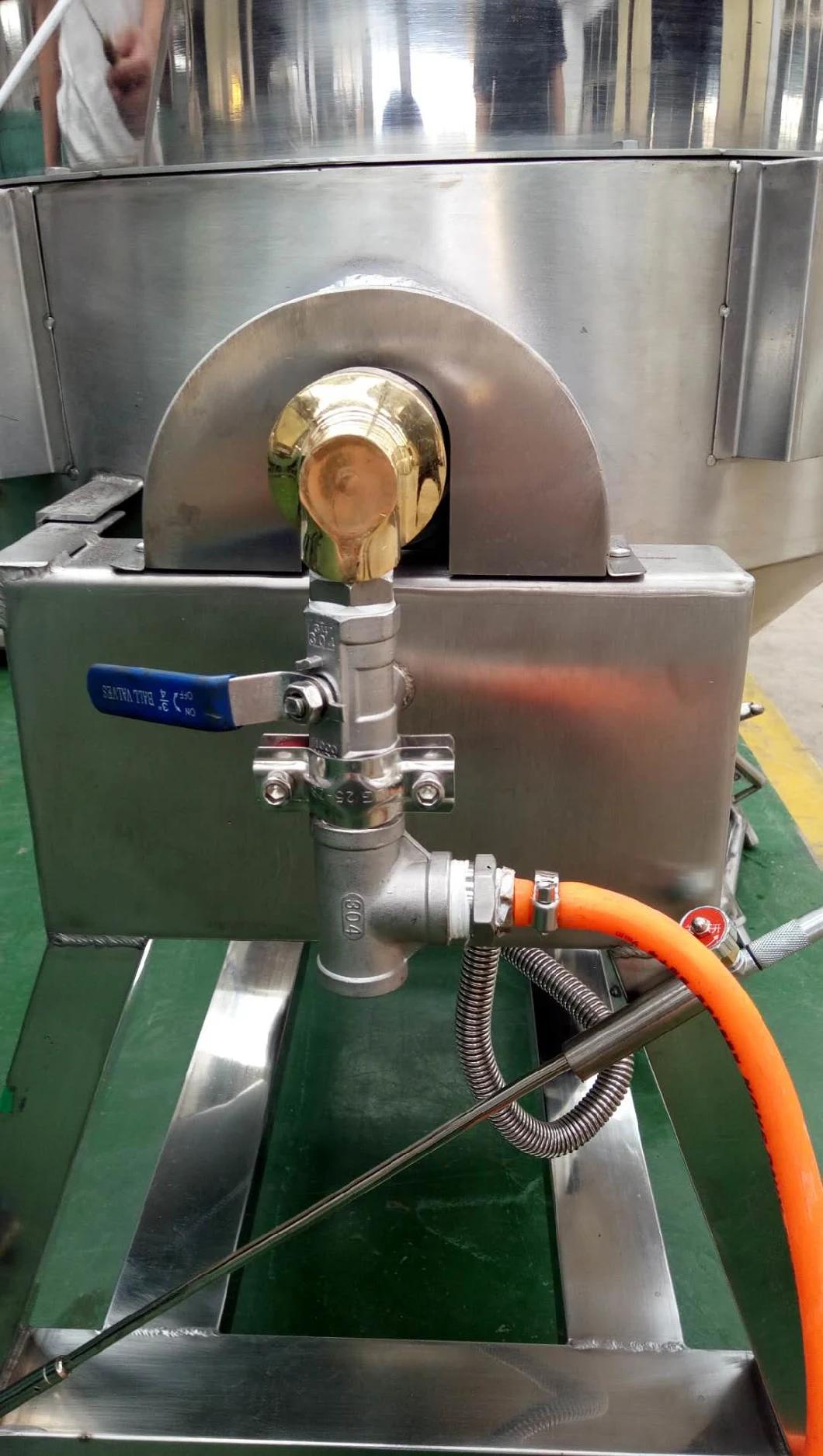 Commercial Steam Jacketed Agitated Reaction Kettle with Stirrer