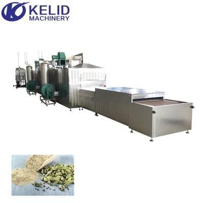 Condiment Seasoning Cardamom Powder Sauce Microwave Drying and Sterilization Machine