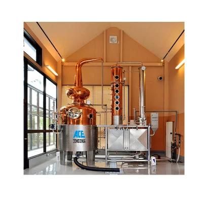 Hot Sale Copper Distiller Rum Vodka Gin Brandy Mini Distillery Plant Alcohol