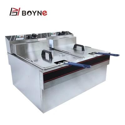 Commercial Two Tank Two Basket Fryer
