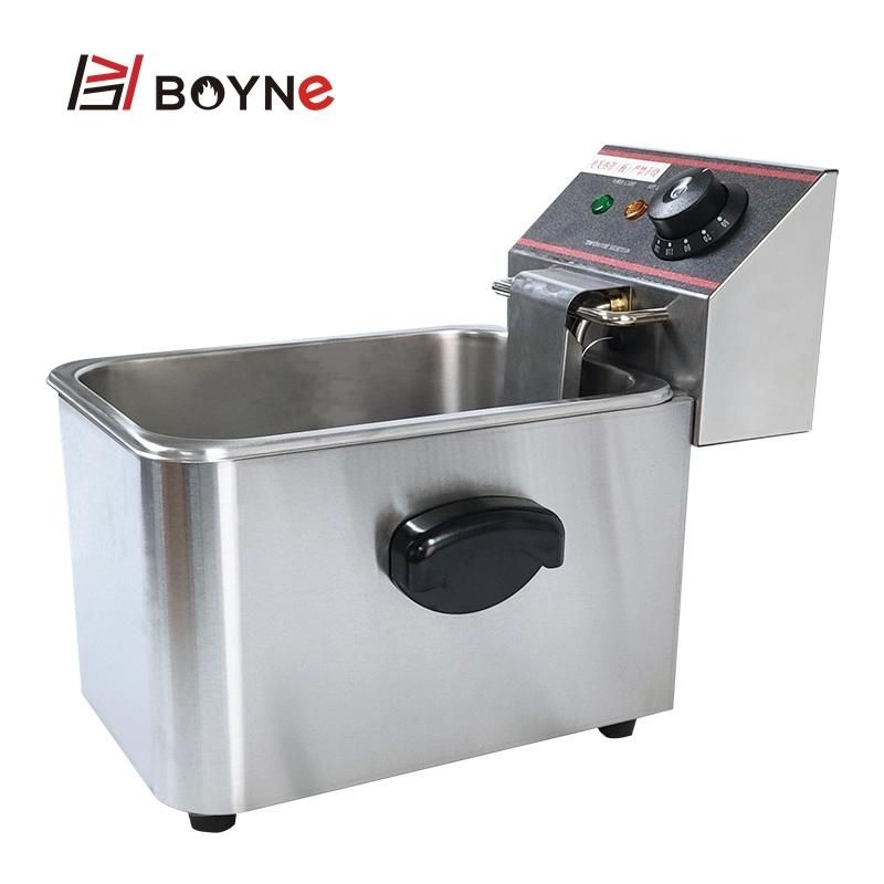 Single Tank Electric Fryer for Fried Food