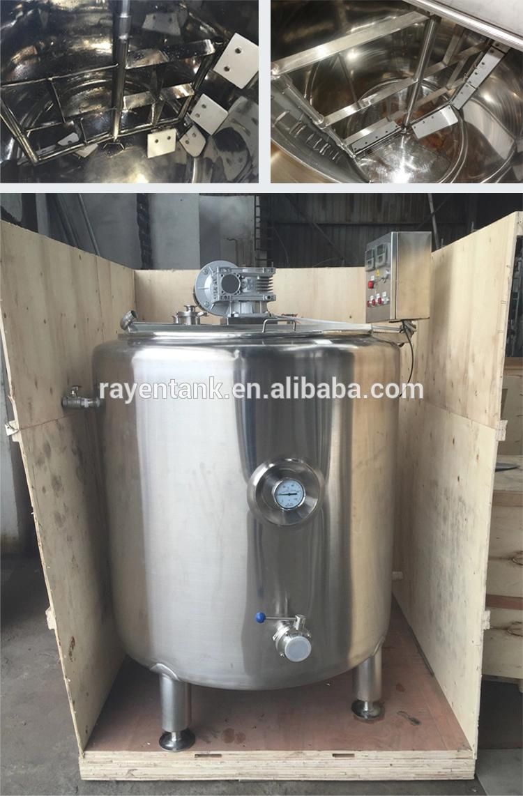 1000L Capacity Electric Chocolate Paste Mixing Melting Kettle Syrup Holding Tank