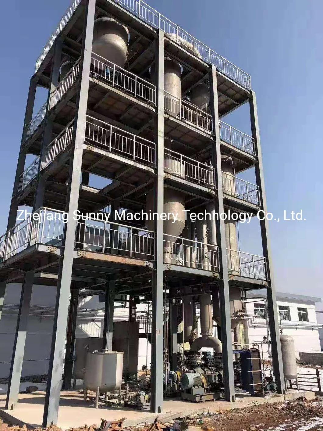 Multi Effect Evaporator for Salty Water Evaporation Crystallization