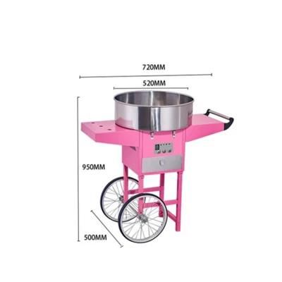 Electric High Efficiency Easy Cleaning 52cm Diameter Cotton Candy Maker Candy Floss ...