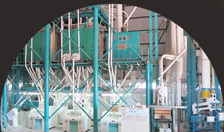 2021 Best Flour Processing Line 50ton Maize Flour Milling Machine