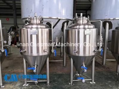 Cassman 300L 500L Stainless Steel Beer Conical Fermenter Tank for Sale