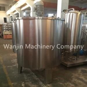 Stainless Steel Steam Jacketed Mixing Tank with Agitator