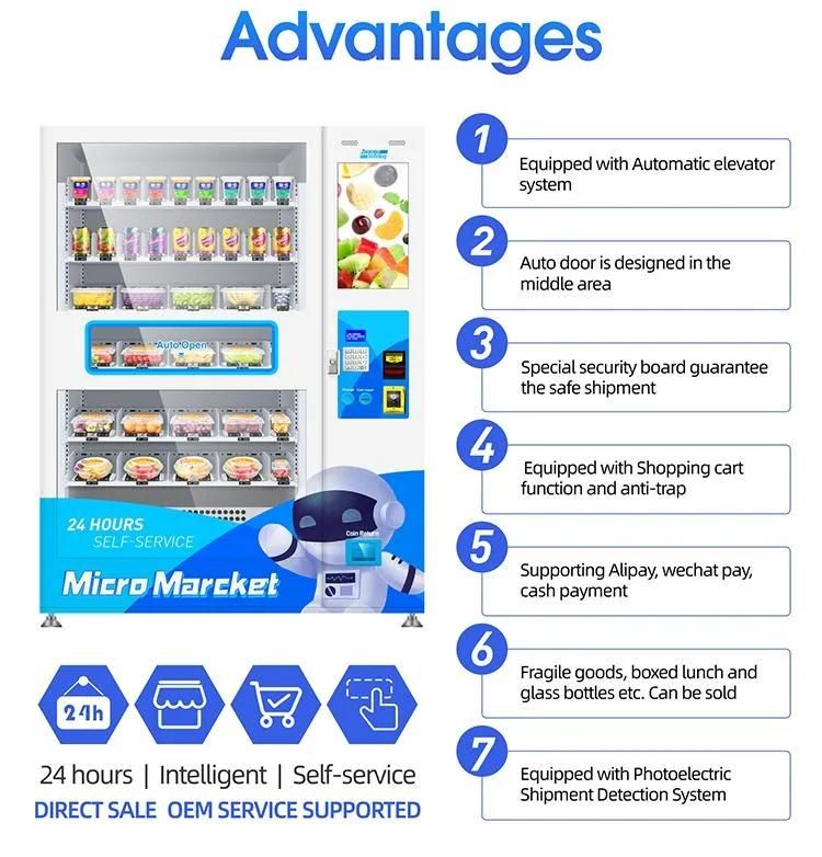 Zg Automatic Snack Drink Fresh Food Vending Machine