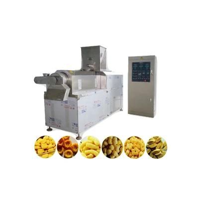 Puffed Corn Rice Snacks Double Screw Food Extruder