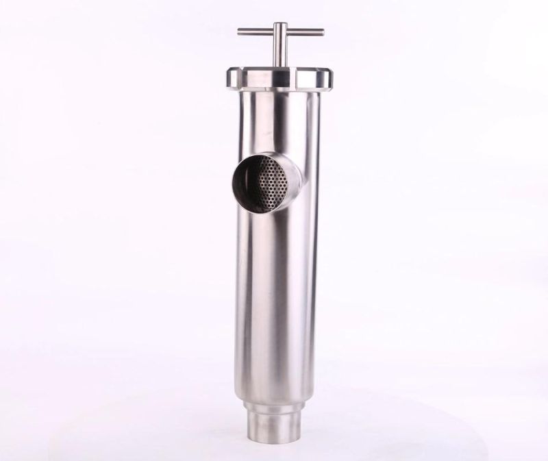 3A/DIN/SMS/ISO/Idf Stainless Steel Sanitary Welded Angle-Type Filter