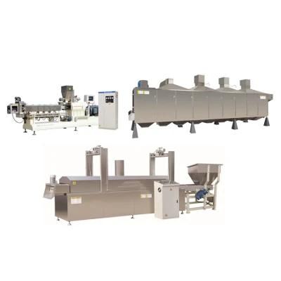 High Speed Fried Snack Extruder 2D Fried Snack Pellet Food Processing Line