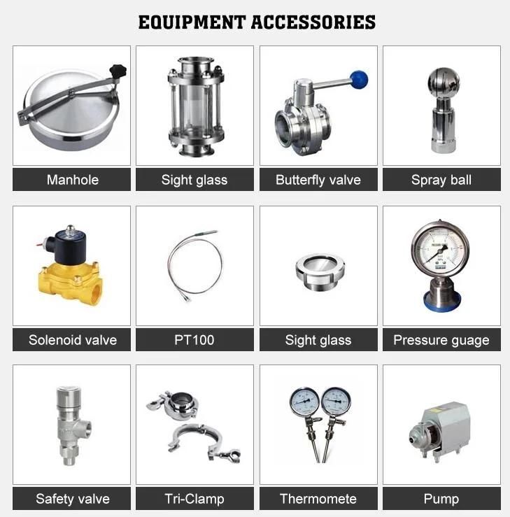 10hl 20hl Stainless Steel Cooling Jacket Tank Conical Beer Fermenter