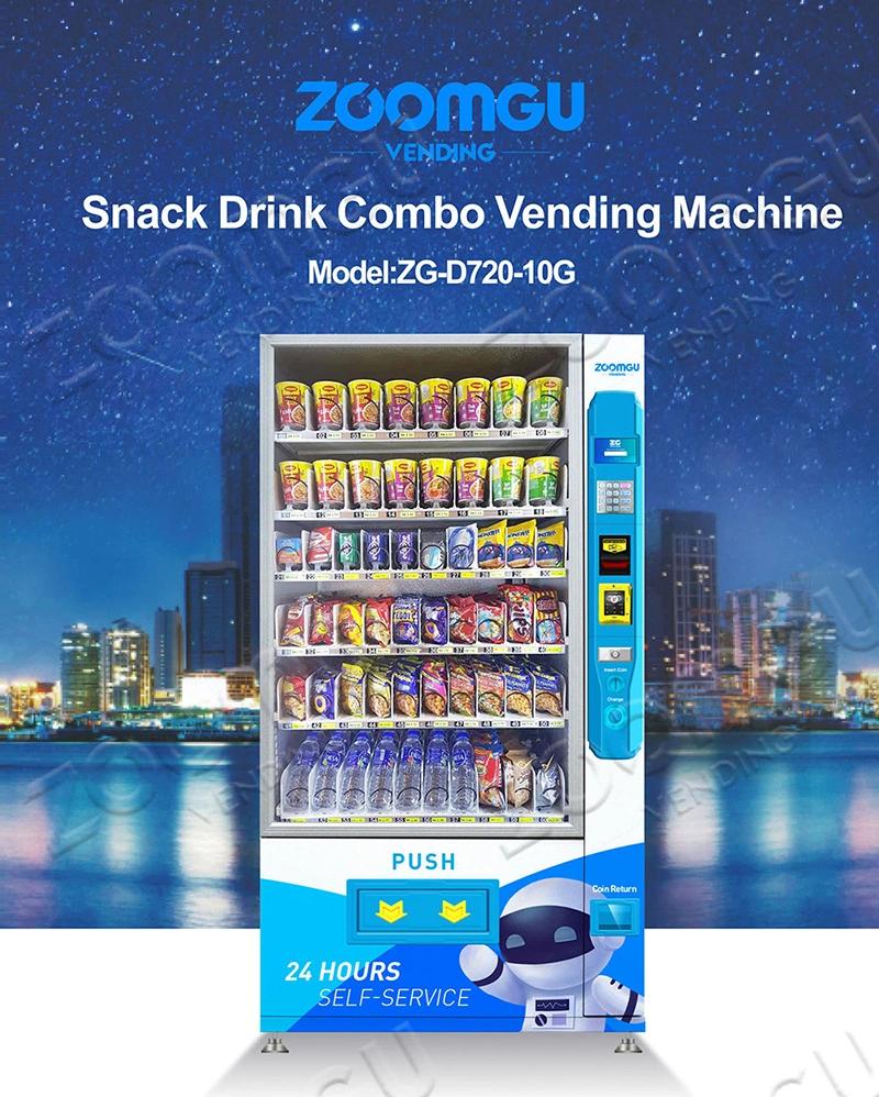 Zoomgu Bill Operated Snack Drink Combo Vending Machine
