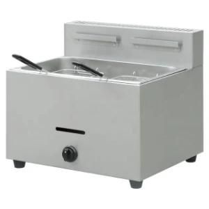 Most Popular Factory Price Industrial Gas 1 Tank 2 Basket Fryer
