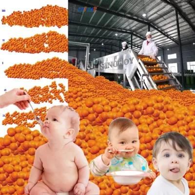 1-3 Tons Per Hour Baby Food Fruit Vegetable Paste Sauce Puree Processing Line